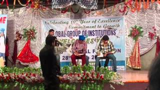 comedy choreography on college life at global college punjab