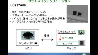 【ウェブキャスト】白物家電向けタッチセンサスイッチソリューション
