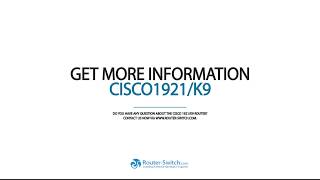 CISCO1921/K9 Overview