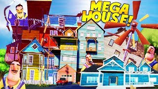 ALL OF THE NEIGHBOR'S HOUSES COMBINED INTO ONE?! | Hello Neighbor Beta 3 Mod Gameplay