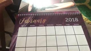 BrianaBanks 2018 Calendar