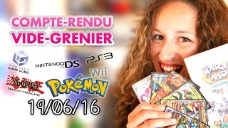 Compte rendu vide grenier Pokemon #40 - 19/06/16 - Un lot Pokemon au TOP !