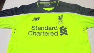 Обзор резервная (салатовая) форма Ливерпуля 2016/17 (Liverpool third kit 2016/17)