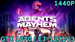 Agents of Mayhem: GTX 1070 & E3-1231v3 | Ultra - 1440P | FPS TEST