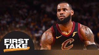 LeBron James says he doesn't sleep over Finals losses; Should Cavs fans care? | First Take | ESPN