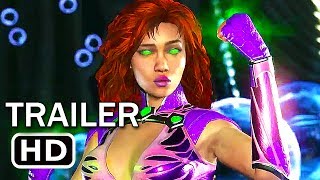 INJUSTICE 2 Starfire Gameplay Trailer + Super Move (2017)
