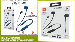 JBL bluetooth headphones T110 Un boxing And Review