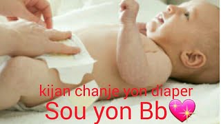 How I changed my baby diaper  ,while  his mother was sleeping. Rayan Woodensky Denis Pascal ?