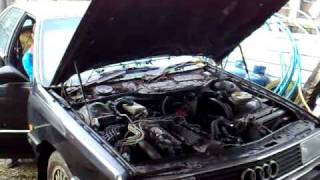 Audi 200 quattro Start up after 5 years