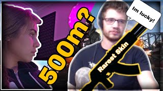 DANUCD insane 500m Iron sight? RAREST SKIN in PUBG?
