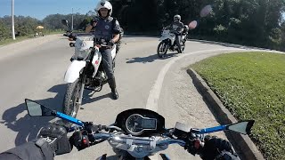 ATA-GSR750 abordagem policial, depois do grauzinho...