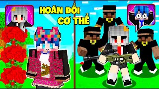 PHONG CẬN VÀ SAMMY THỬ THÁCH 24 GIỜ HOÁN ĐỔI CƠ THỂ LINH HỒN TRONG MINECRAFT