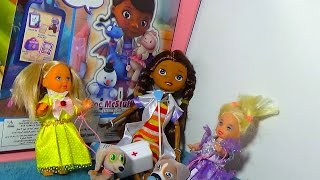 Мультик про кукол. Катя и Еви у доктора Плюшевой/Cartoon about dolls. Doc Mcstuffins