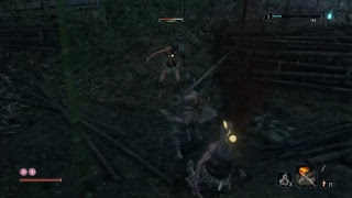 Sekiro: Shadows Die Twice - Японабать. Босс плюющий ядом.