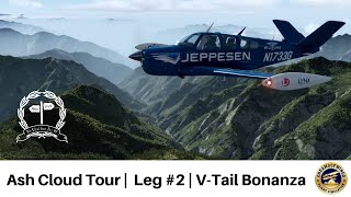 Leg #2 Ash Cloud Tour | A2A Simulations V35B Bonanza from Milan to Zurich | ORBX | P3Dv4.3 HD