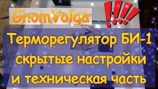 Терморегулятор БИ-1 скрытые настройки и техническая часть
