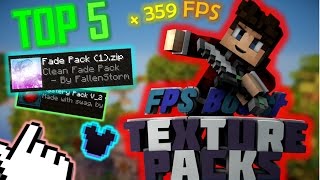 TOP 5 Minecraft FPS BOOST TEXTUREPACKS ? [+DOWNLOAD] Minecraft SKYWARS