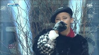 [지드래곤 G-DRAGON] - BLACK + 니가 뭔데 + 삐딱하게 @인기가요 Inkigayo 131103