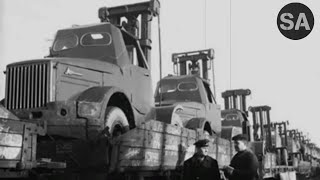 Львовский автопогрузчик ЛЗА на базе ГАЗ-51 | Погрузчик ЛЗА | Техника СССР