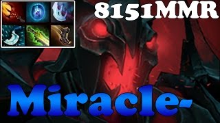Dota 2 - Miracle- 8151MMR TOP 1 MMR in the World Plays Shadow Fiend vol 9 - Ranked Match Gameplay