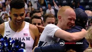 TJ Haws hits game winner in night he'll never forget