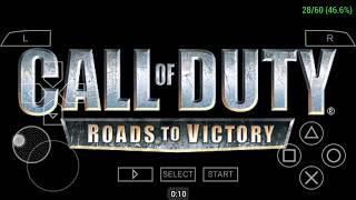 Call of duty roads to victory 1.4.2 best ppsspp setting+clear audio on android