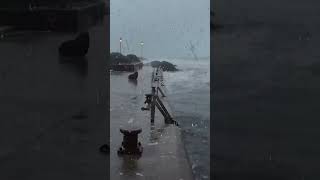 Stormy Harbour #ocean #heavyrain #rainyday