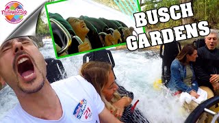 Busch Gardens Florida Freizeitpark Achterbahn Action | Mileys Welt