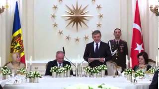 Türkiya hem Moldova Cumhurbaşkannarın buluşması. Ankara. (18.12.2013.)