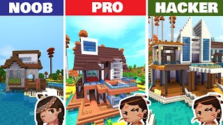 【MuYu】MiniWorld NOOB vs PRO vs HACKER Tropical House