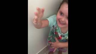 Little Girl Mistakes a Condom for a Glove