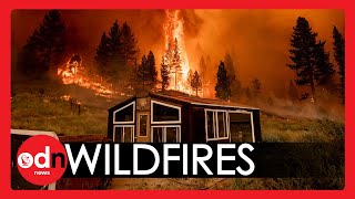 Wildfires RAVAGE US West Coast as Bootleg Blaze Expands to Epic Scale