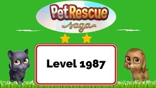 Pet Rescue Saga Level 1987 - No Boosters