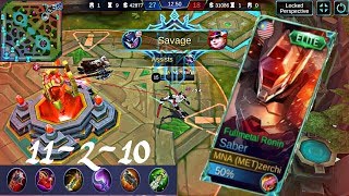 NEW SKIN SABER (FULLMETAL RONIN) EPIC SAVAGE!!! - MOBILE LEGENDS 2018