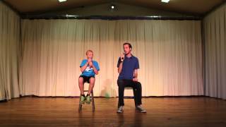 Cancer Warrior Luke Sings 'Say Something' at Camp Simcha
