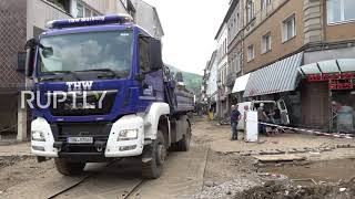 Germany: Clean-up operations resume after deadly floods in Ahrweiler