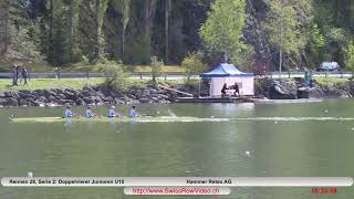 065, CJM4x, Serie 2, Lauerz, 27  April 2019, Doppelvierer Junioren U15 Rennen 28