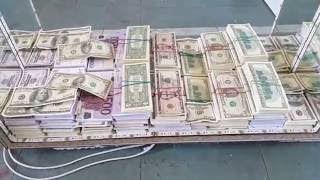 Зеркало RGB с денежной бесконечностью.Mirror RGB with cash infinity.