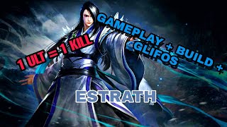 GAMEPLAY + BUILD + GLIFOS // ESTRATH // 1 ULT = 1KILL // HEROES EVOLVED