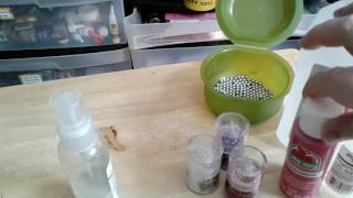 DIY Glimmer Mist/Alcohol Spray (part 1)