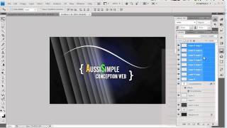 Tutoriel photoshop | Design abstrait | Conception Web Aussisimple