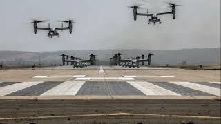 U.S. Marine Corps demonstrates awesome combat power during monumental mass flight