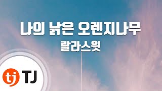 [TJ노래방] 나의낡은오렌지나무 - 랄라스윗(lalasweet) / TJ Karaoke