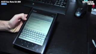 Recensione Asus Eee Note EA800 - Parte 1/2