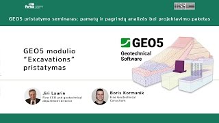 Presentation of GEO5 module “Excavations”