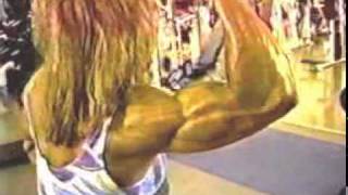 Sue Gafner - bicep flex