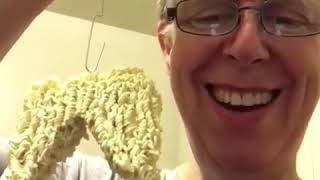 Ramen on a chain with a v cut (Original)