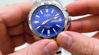 Часы Casio MTP-E203D-2A - видео обзор от PresidentWatches.Ru