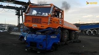 TATRA 813 8x8 kolos rozdrtila AVII