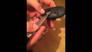 Xc90  how to change battery at key flob